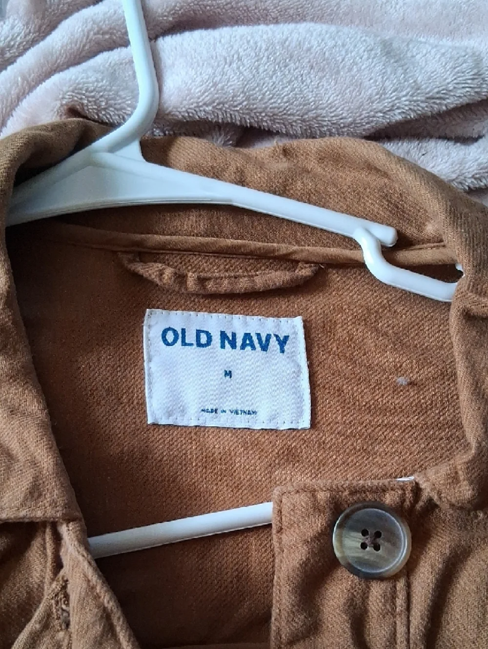Old Navy Brown Button-Up Utility Jacket - Picture 2 of 5
